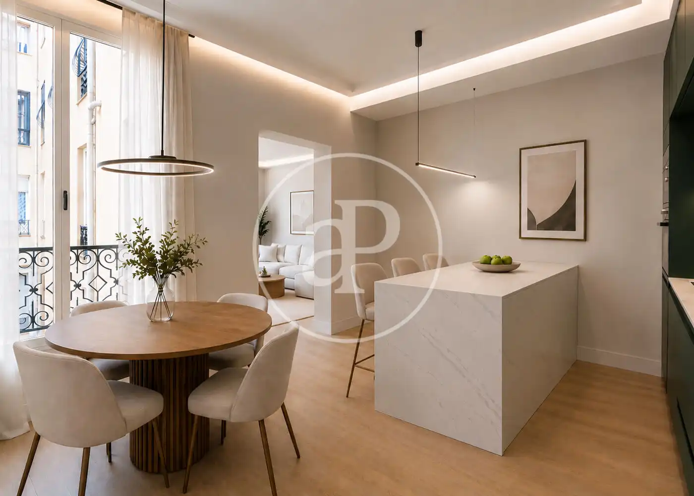 Living room of Flat for sale in Madrid  with Air Conditioner, Heating and Private garden
