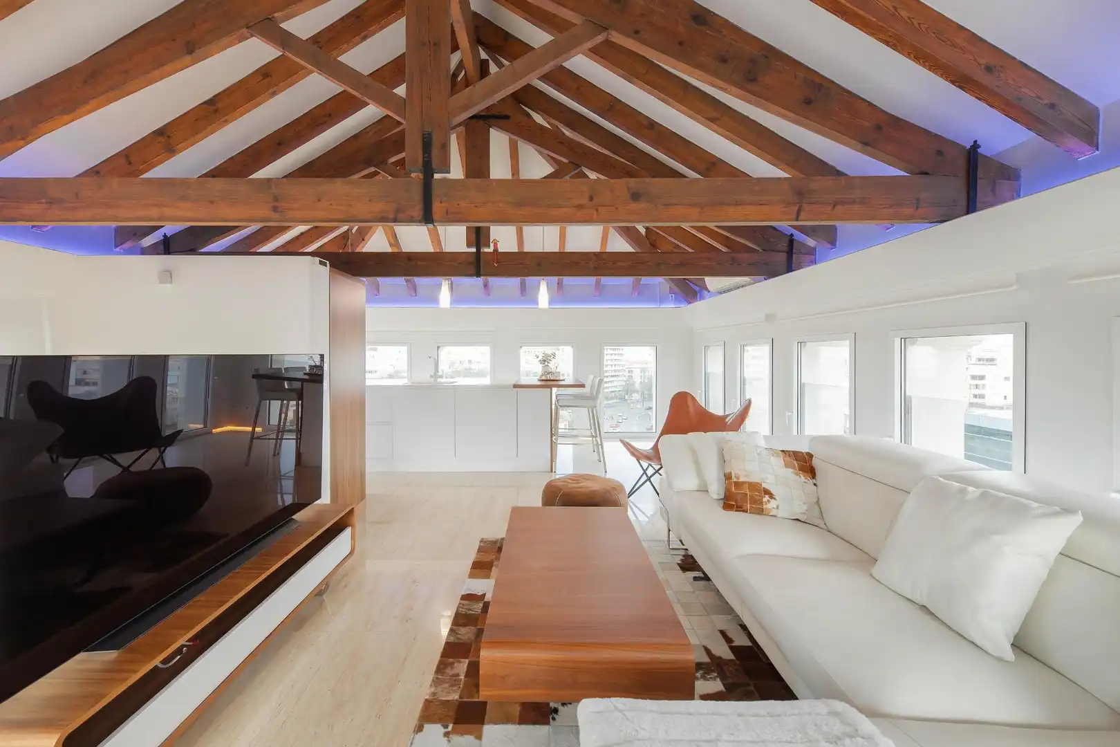 Sala d'estar de Àtic en venda en  Palma de Mallorca amb Aire condicionat, Calefacció i Terrassa