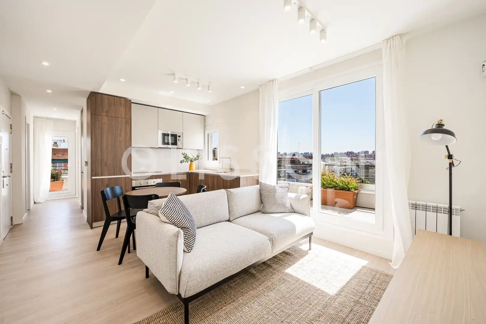 Sala de estar de Piso en venta en Madrid con Aire acondicionado, Calefacción y Jardín privado