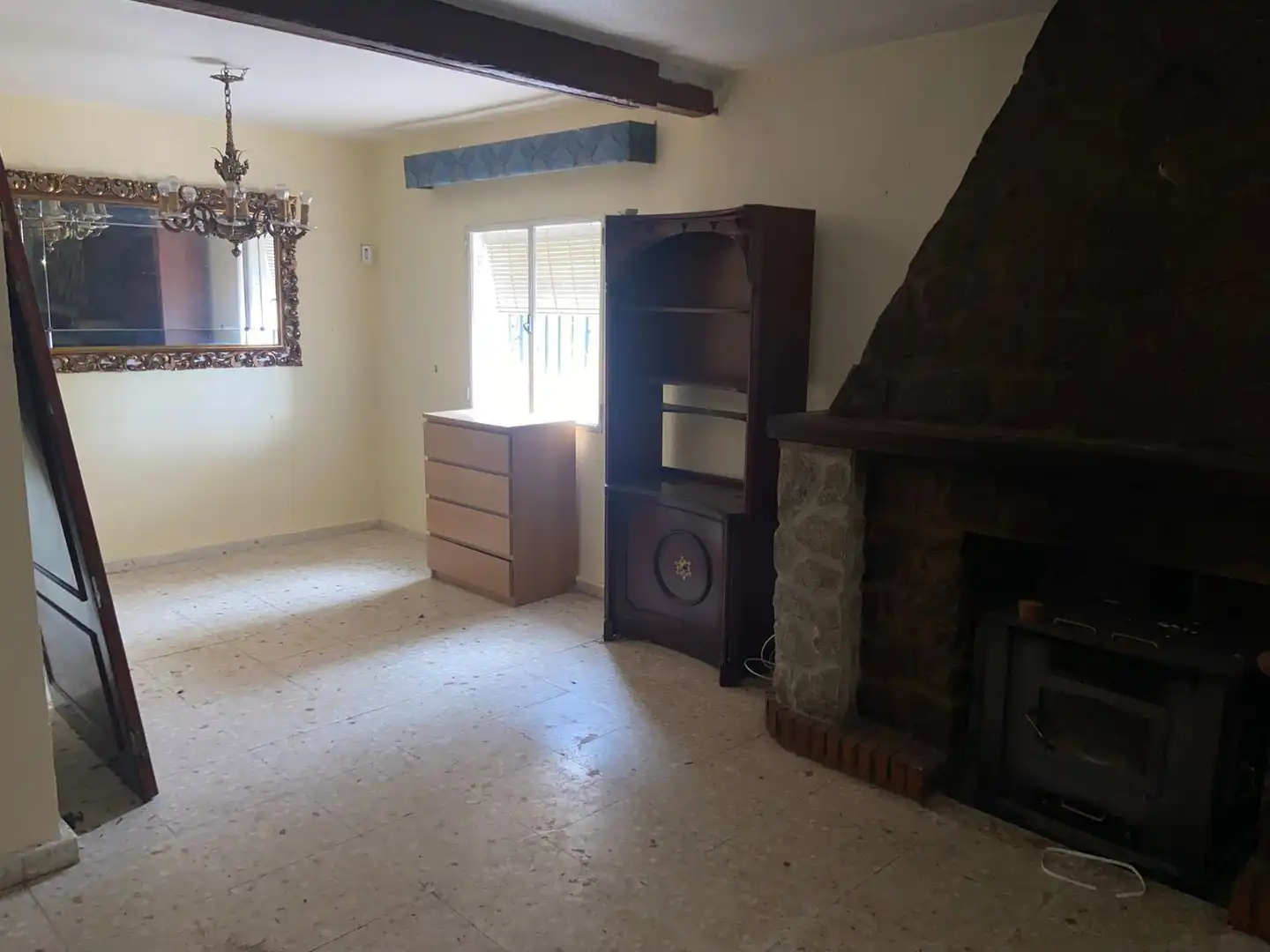 Sala d'estar de Casa o xalet en venda en Piedrabuena amb Aire condicionat, Calefacció i Jardí privat