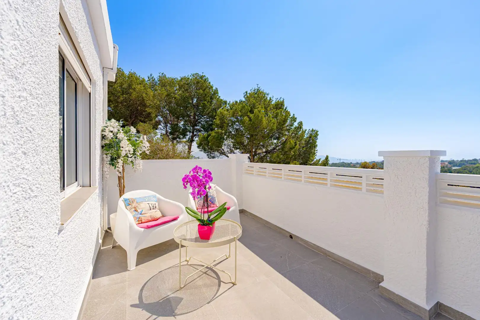 Terraza de Casa o chalet en venta en La Nucia con Aire acondicionado, Calefacción y Jardín privado