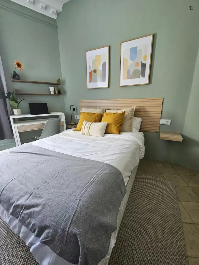 Habitación de Apartamento para compartir en Barcelona con Calefacción, Amueblado y Horno