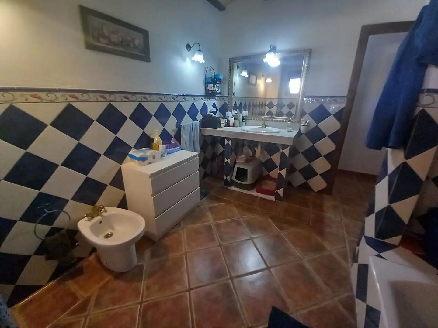 Baño de Finca rústica en venta en Ronda con Calefacción, Jardín privado y Trastero