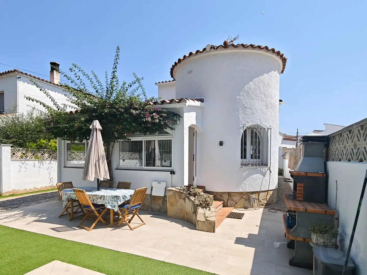 Jardín de Casa adosada en venta en Empuriabrava con Aire acondicionado, Calefacción y Terraza