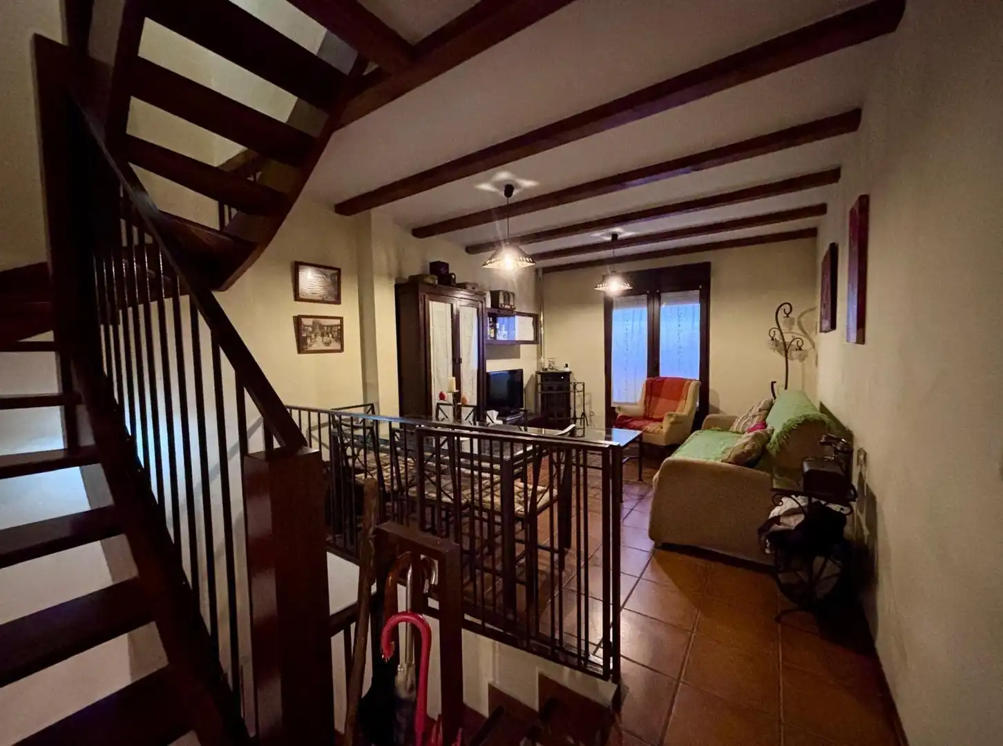 Sala de estar de Casa o chalet en venta en Candelario con Amueblado, Balcón y Alarma