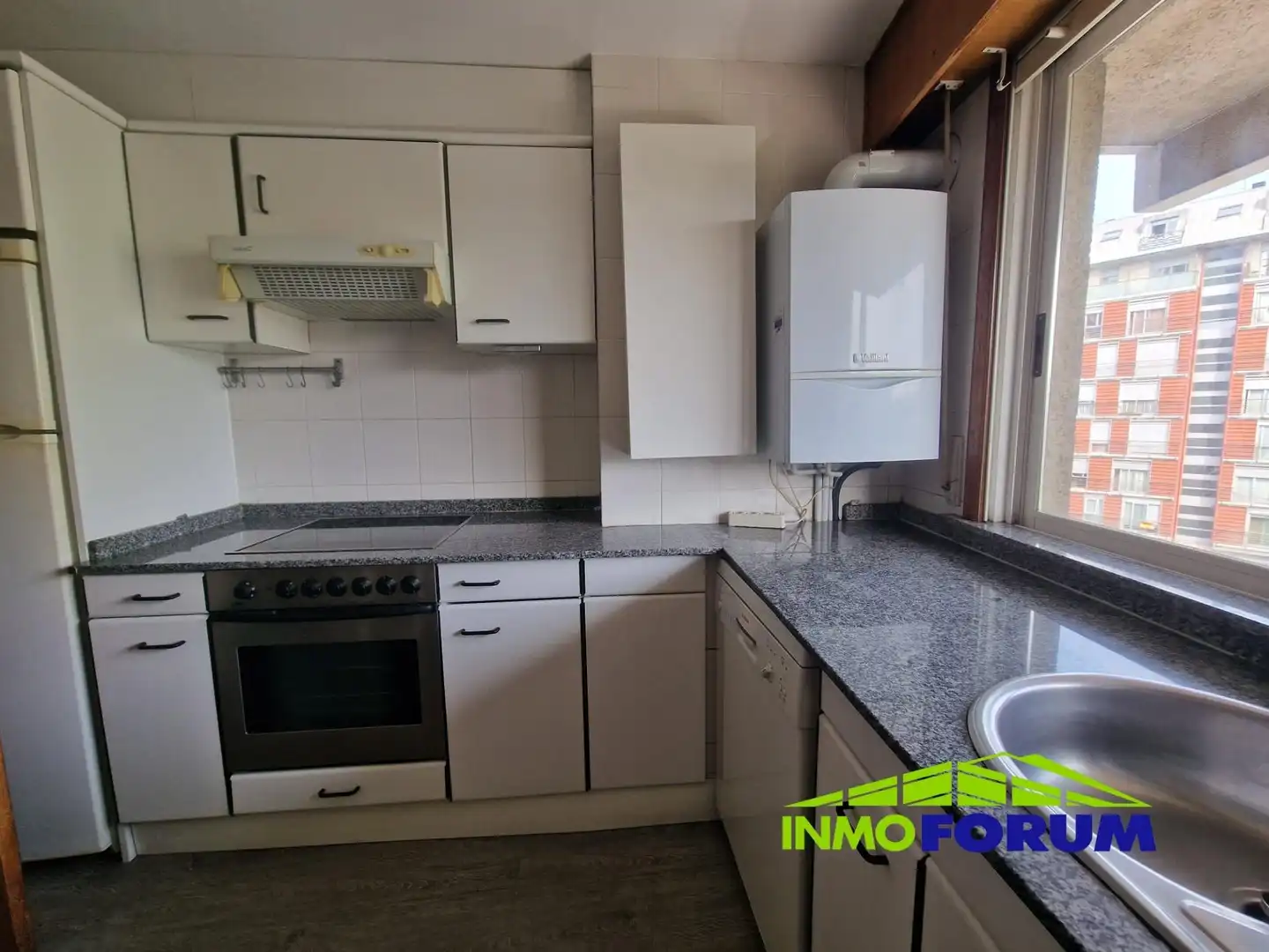 Kitchen of Flat for rent in A Coruña Capital   with Heating, Terrace and Storage room