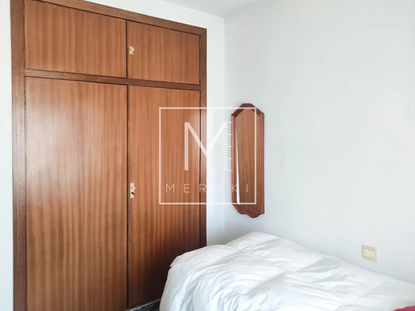 Schlafzimmer von Wohnung zur Miete in Albacete mit Klimaanlage, Heizung und Terrasse