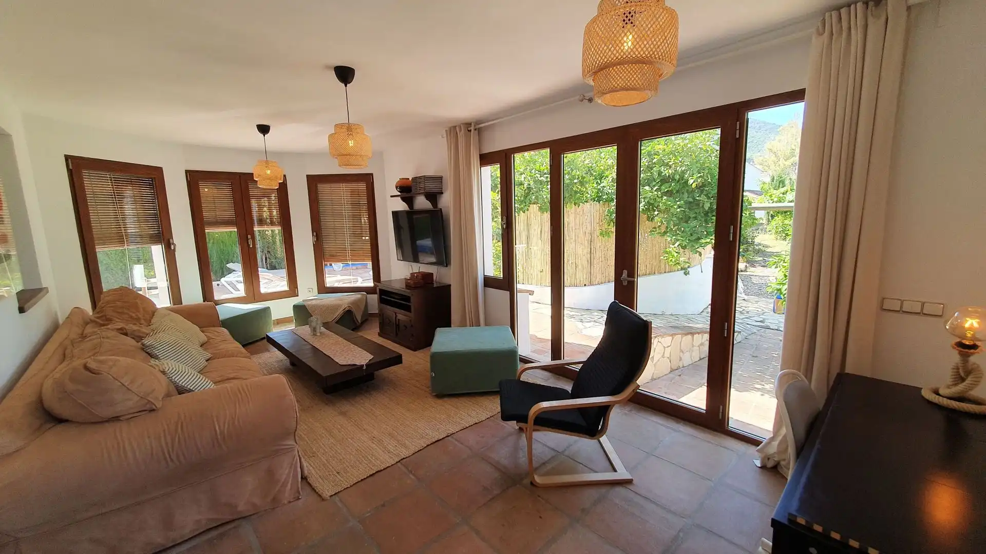 Sala de estar de Finca rústica en venta en Alhaurín El Grande con Piscina