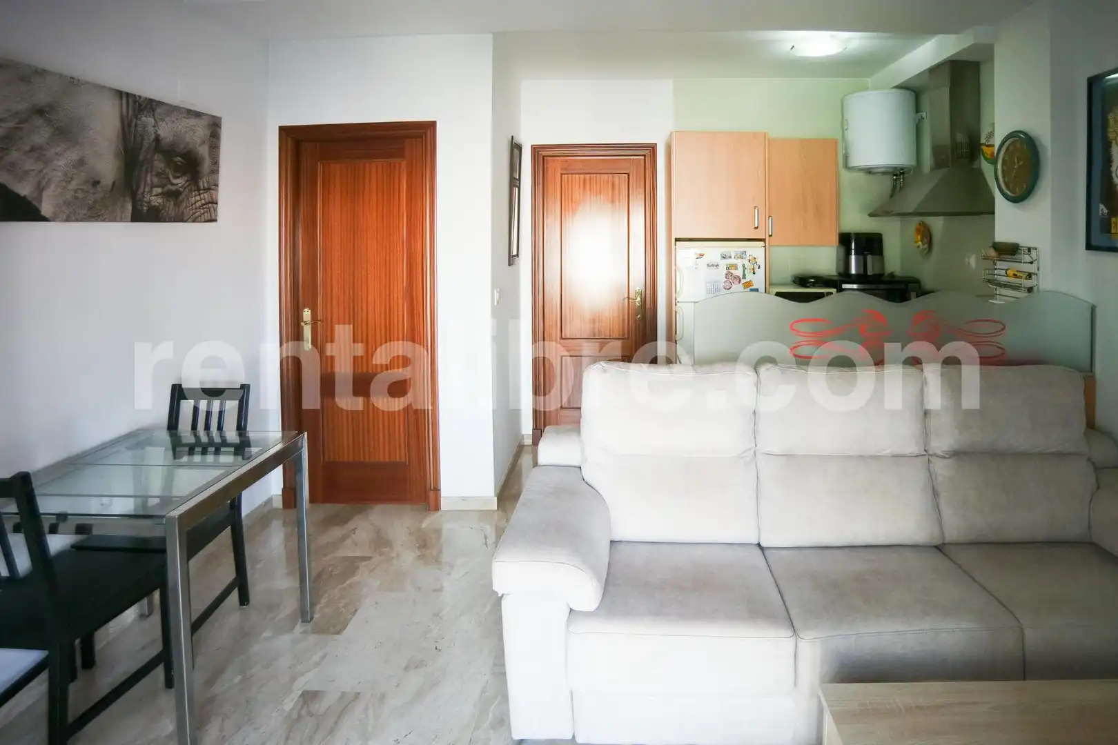 Living room of Attic for sale in Jerez de la Frontera  with Air Conditioner, Terrace and Furnished