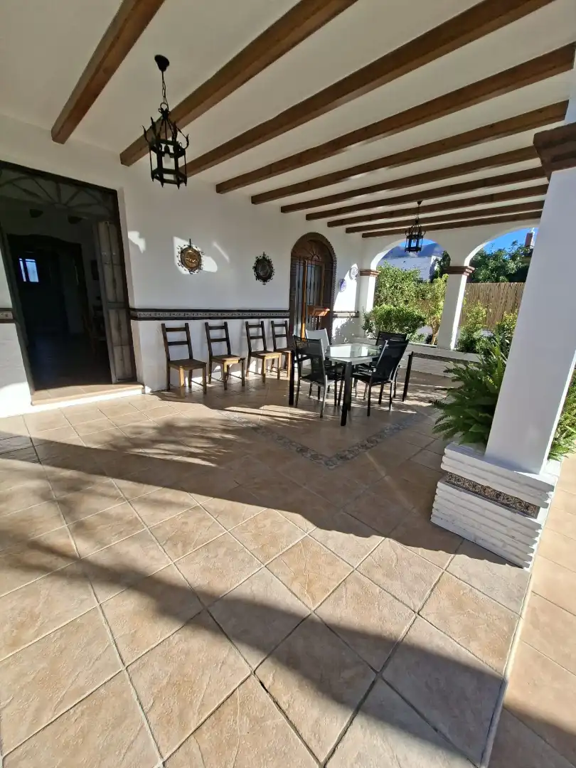 Terraza de Casa o chalet de alquiler en Alhaurín El Grande con Aire acondicionado, Jardín privado y Terraza