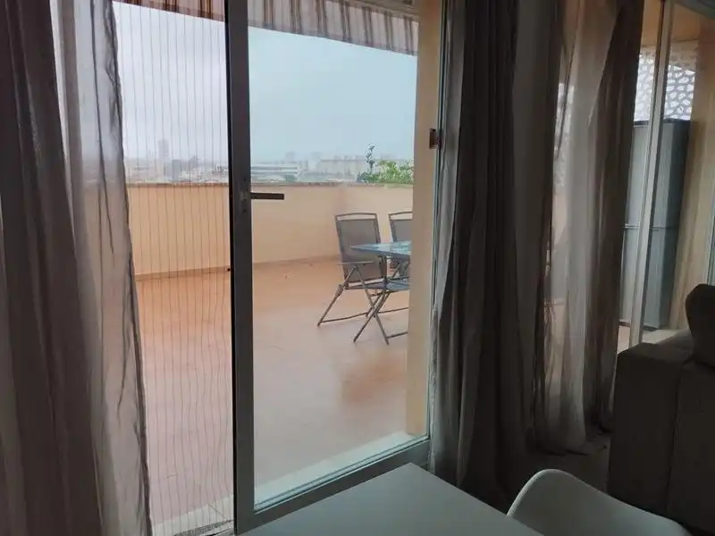 Terraza de Ático de alquiler en  Palma de Mallorca con Aire acondicionado, Calefacción y Parquet