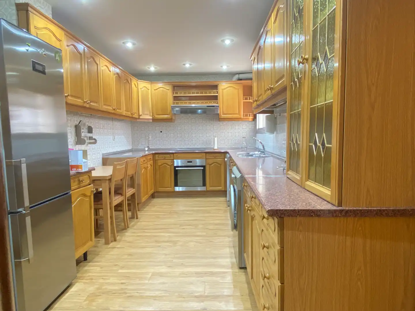 Cocina de Piso de alquiler en Ciudad Real Capital con Aire acondicionado, Calefacción y Parquet