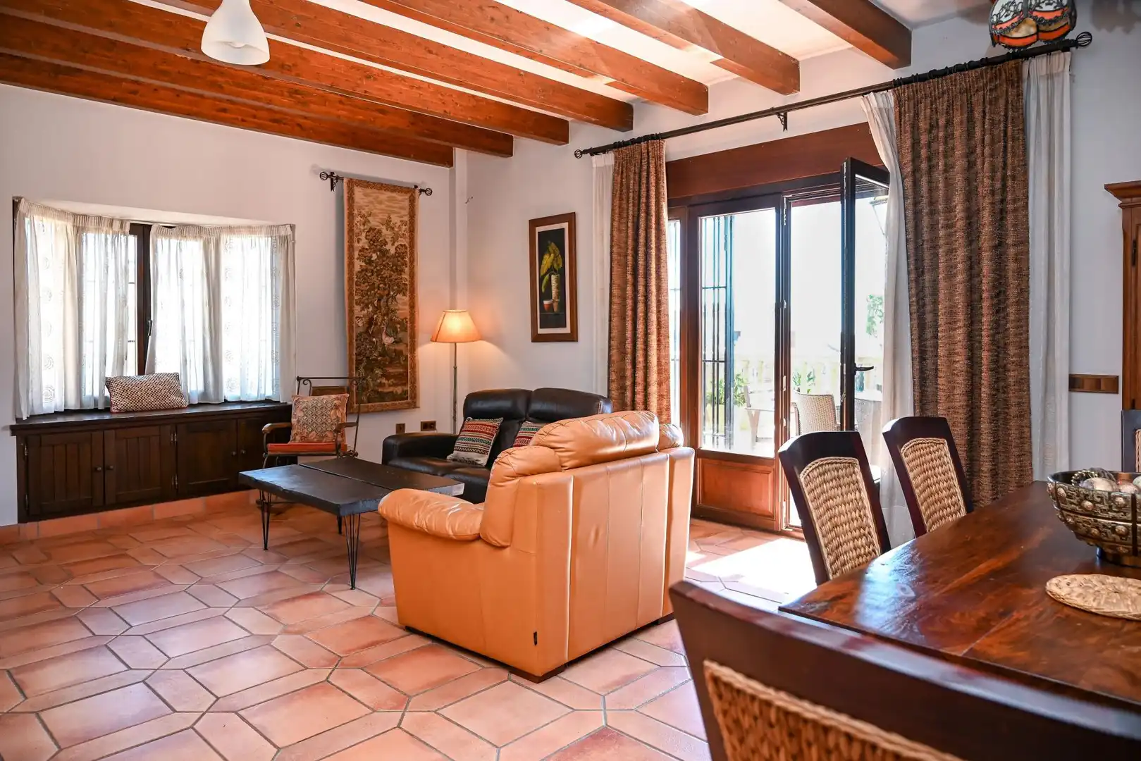 Living room of Country homes for sale in Mijas  with Air Conditioner, Heating and Terrace