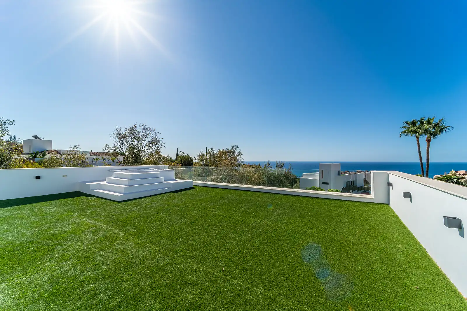 Terrassa de Casa o xalet en venda en Benalmádena amb Aire condicionat, Jardí privat i Terrassa