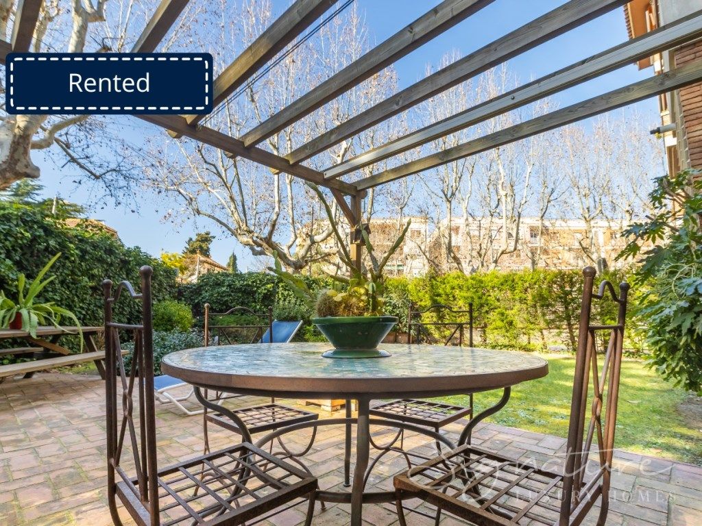 Terrassa de Planta baixa de lloguer en Sant Cugat del Vallès amb Aire condicionat, Jardí privat i Terrassa