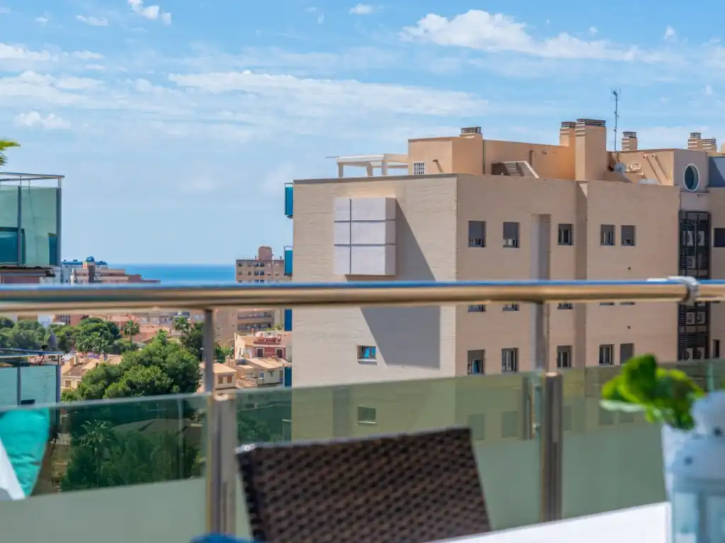 Terrace of Attic for sale in El Campello  with Air Conditioner, Private garden and Terrace