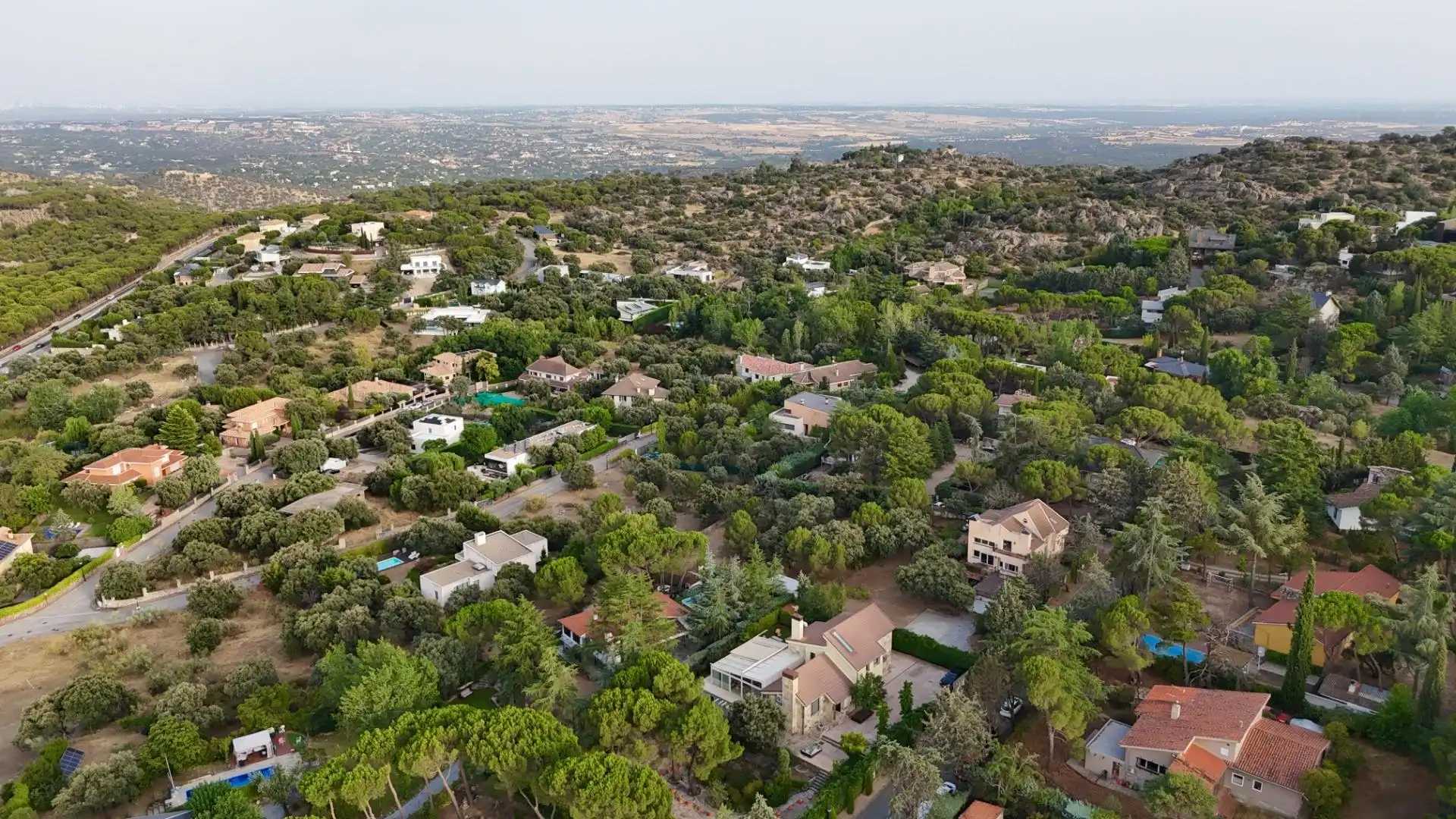 Vista exterior de Casa o xalet en venda en Galapagar amb Aire condicionat, Calefacció i Jardí privat