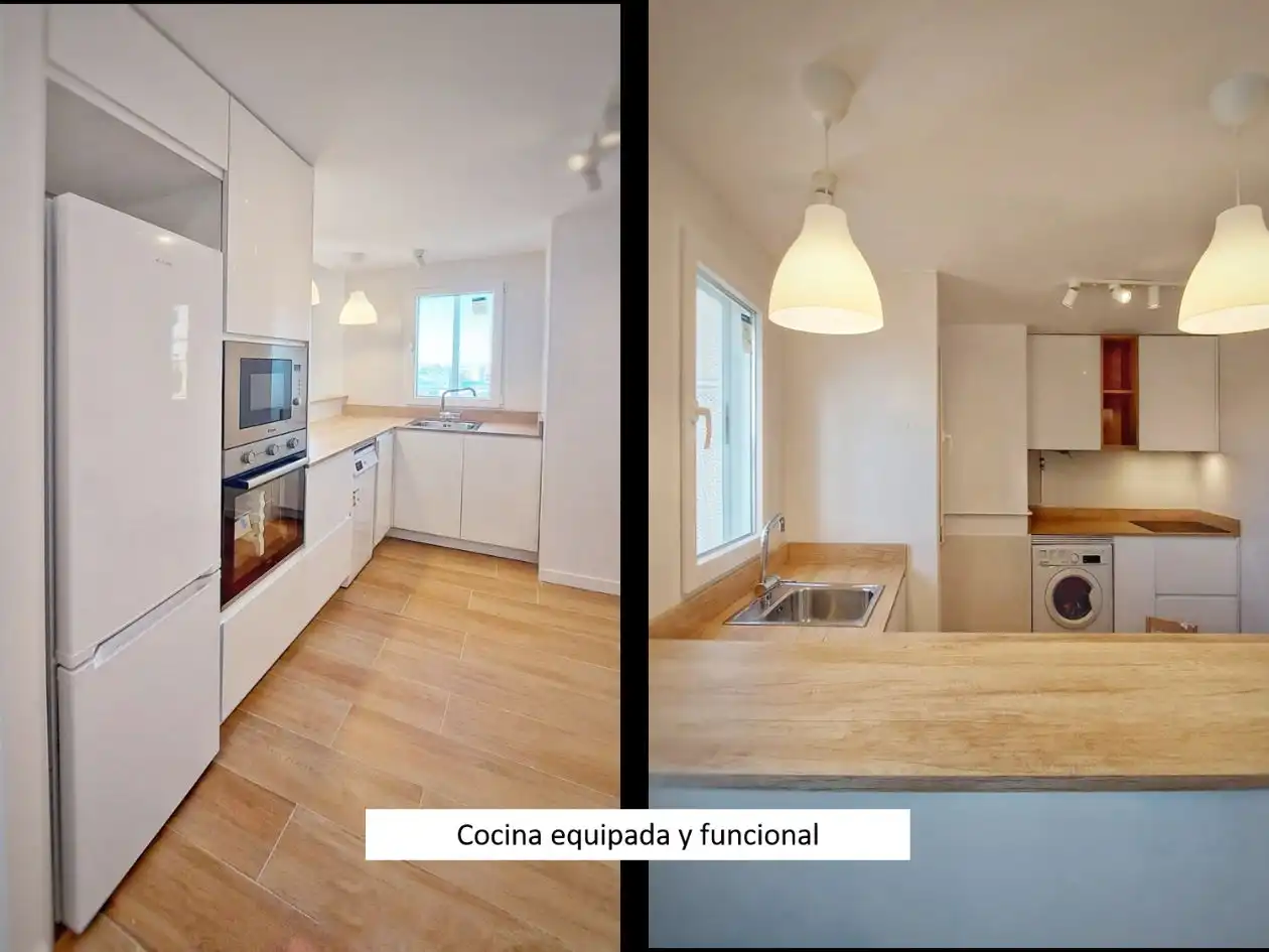 Küche von Wohnung zur Miete in  Madrid Capital