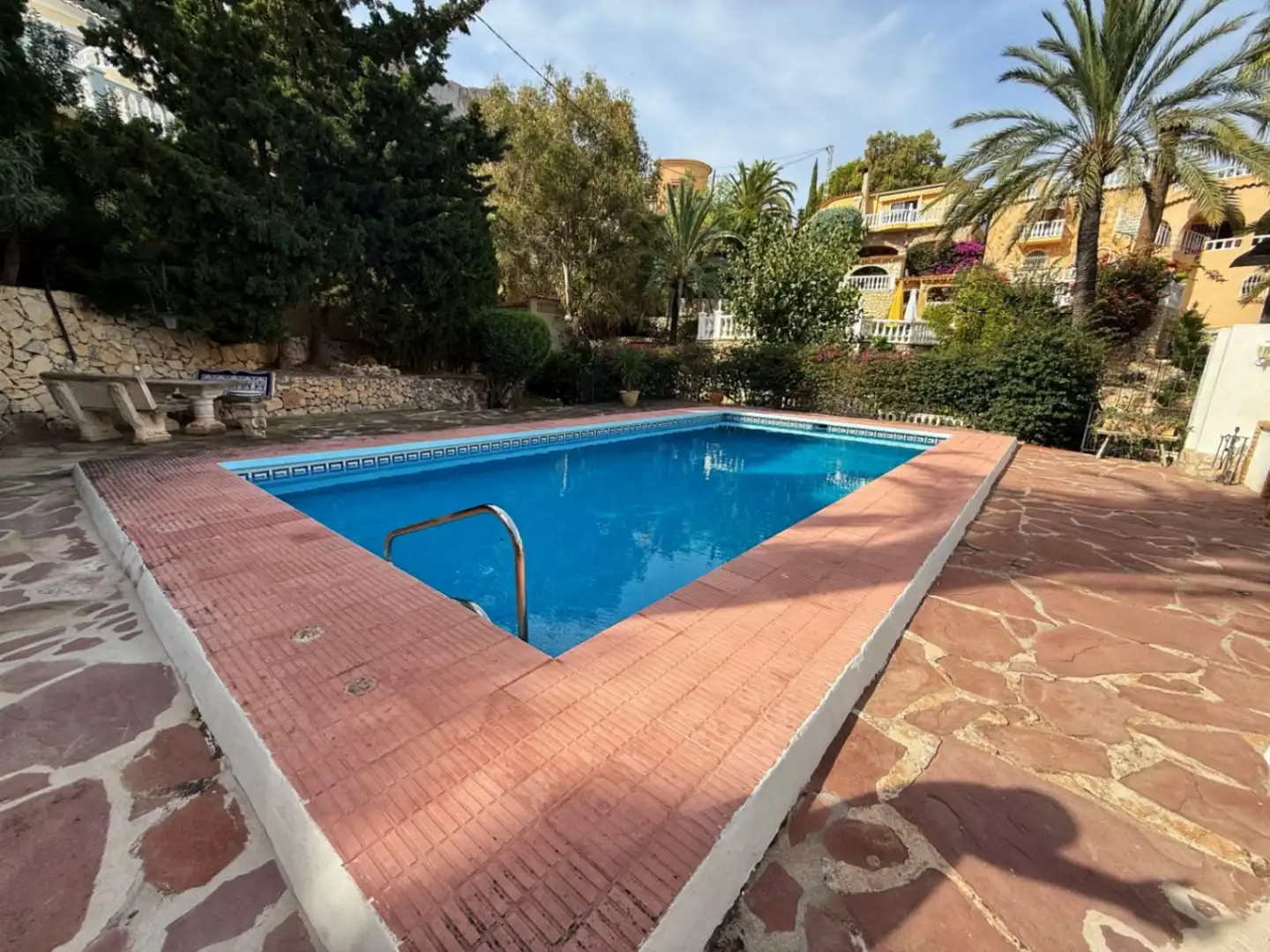Piscina de Casa o xalet en venda en Calpe / Calp amb Aire condicionat, Calefacció i Jardí privat