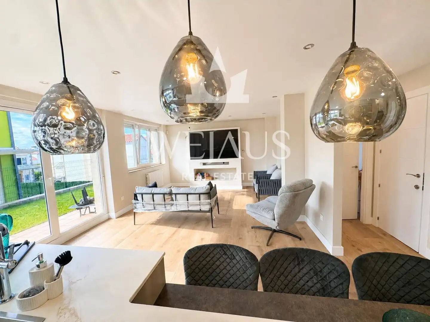 Living room of Houses for sale in Piélagos  with Heating, Private garden and Terrace