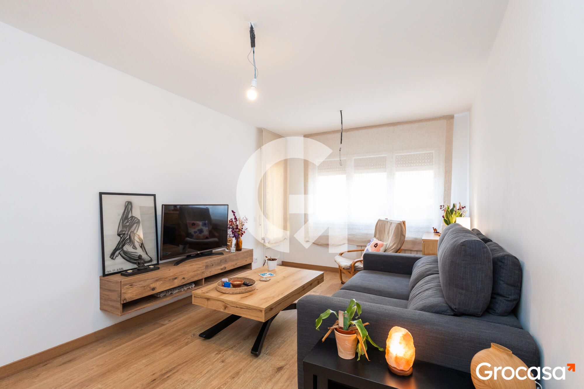 Living room of Flat for sale in Sant Boi de Llobregat  with Air Conditioner, Heating and Oven