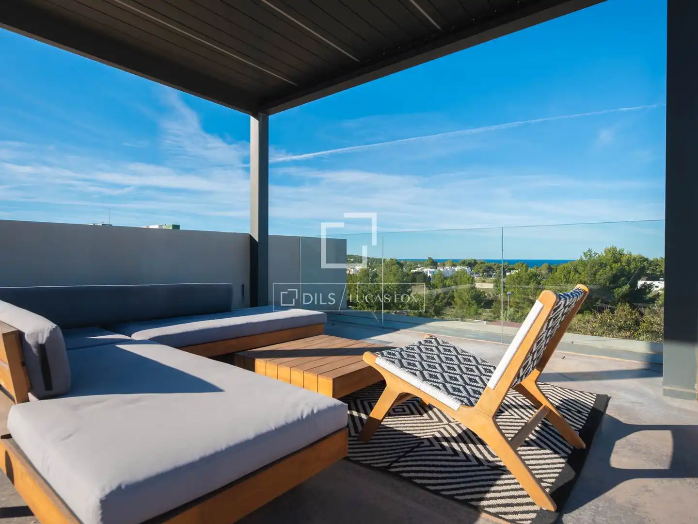 Terrassa de Casa o xalet en venda en Sant Josep de sa Talaia amb Aire condicionat, Calefacció i Jardí privat