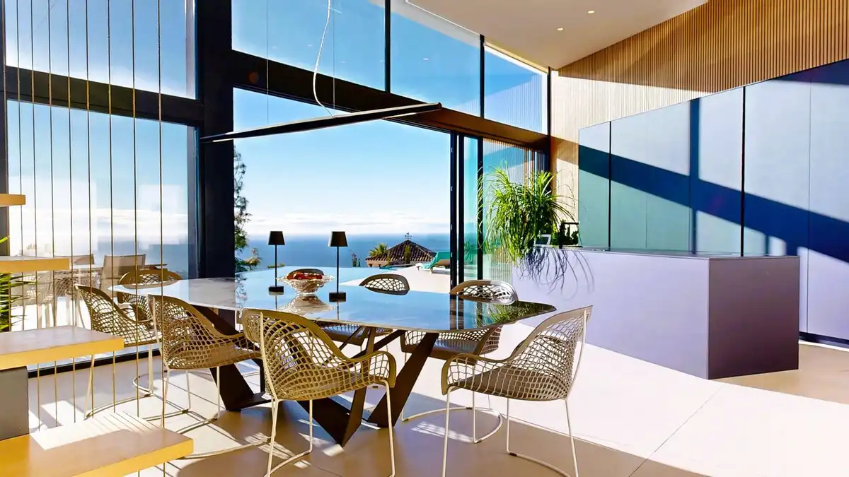 Dining room of Houses for rent in Marbella  with Air Conditioner, Private garden and Terrace