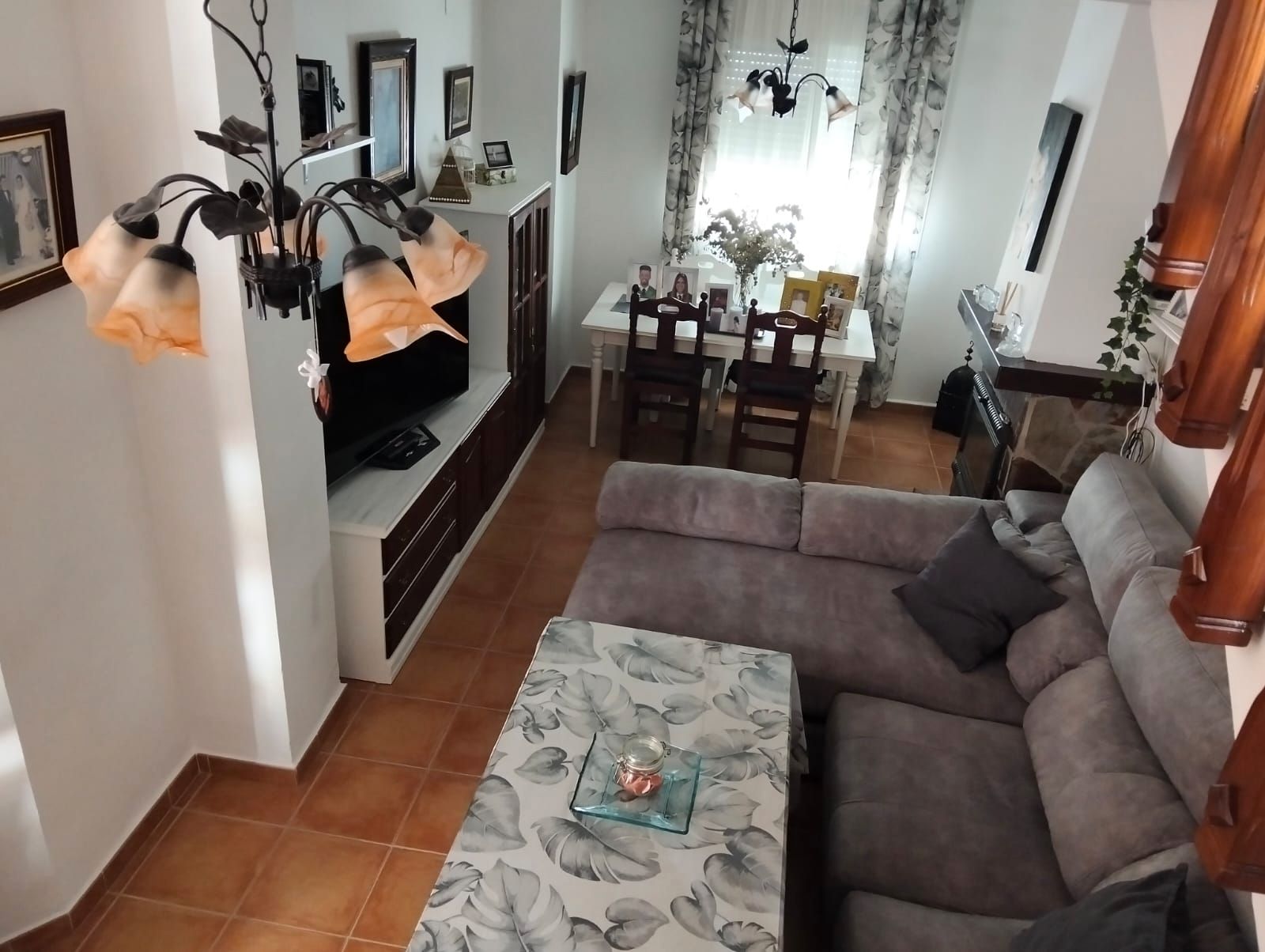 Sala d'estar de Dúplex en venda en Cártama amb Aire condicionat, Terrassa i Moblat