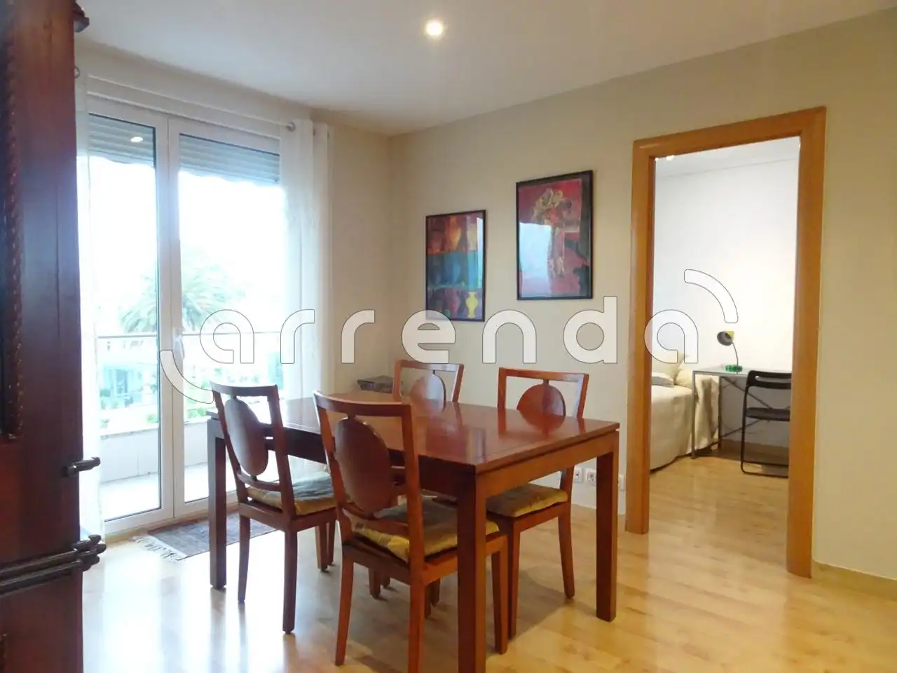 Esszimmer von Wohnung zur Miete in Santander mit Heizung, Terrasse und Möbliert