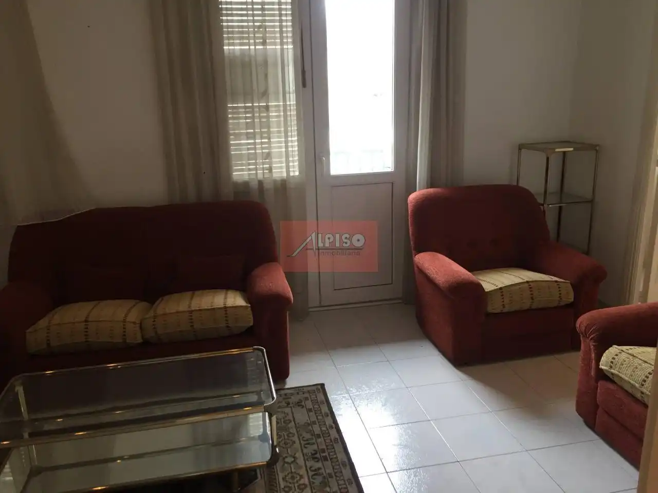 Sala de estar de Piso de alquiler en Ourense Capital  con Calefacción, Amueblado y Balcón