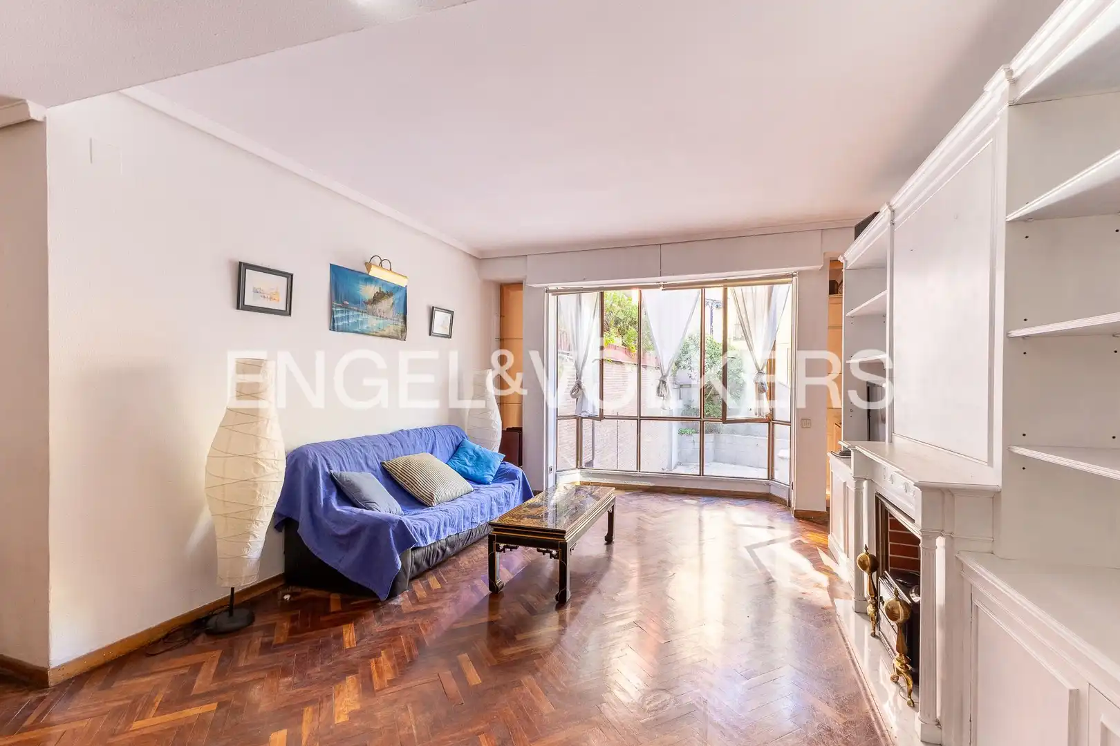 Wohnzimmer von Wohnung zum Verkauf in Madrid mit Heizung und Parkett