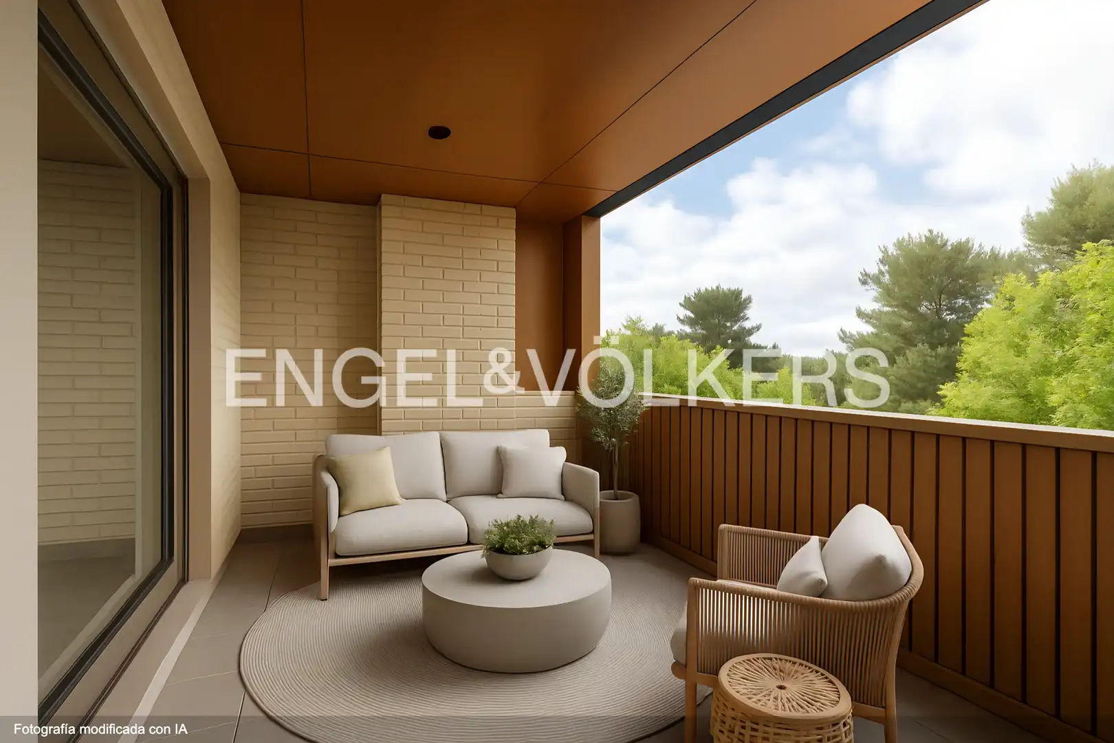 Terrace of Flat for sale in Madrid  with Air Conditioner, Heating and Private garden