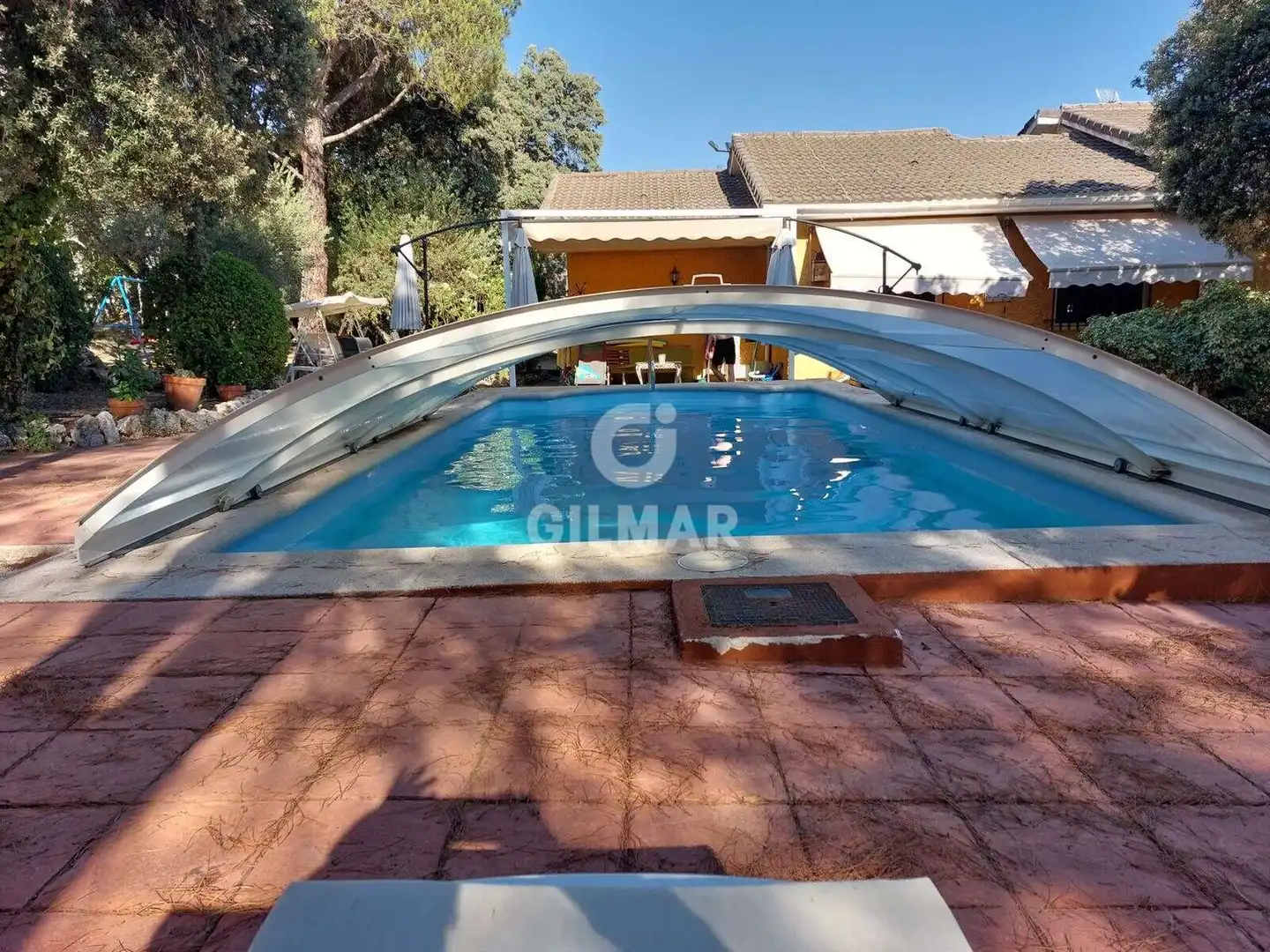 Piscina de Casa o chalet en venta en Hoyo de Manzanares con Calefacción, Jardín privado y Piscina