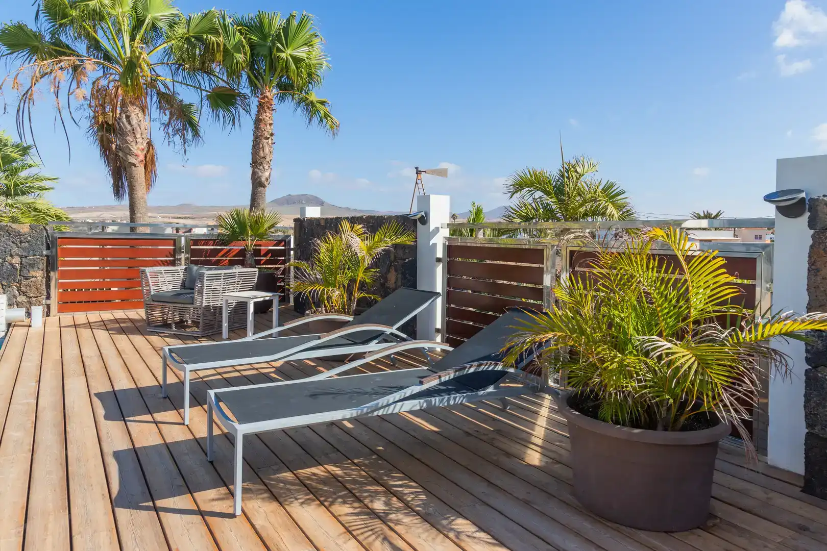 Terraza de Casa o chalet en venta en La Oliva con Aire acondicionado, Piscina y Balcón