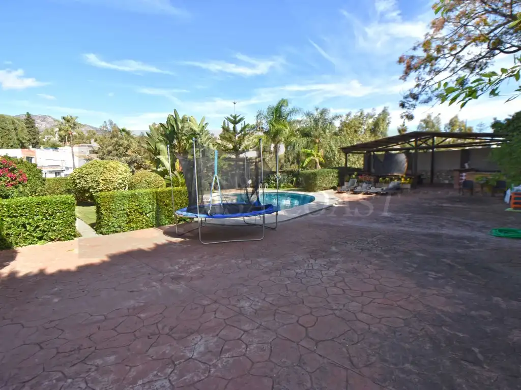 Piscina de Casa o xalet en venda en Mijas amb Aire condicionat, Jardí privat i Terrassa