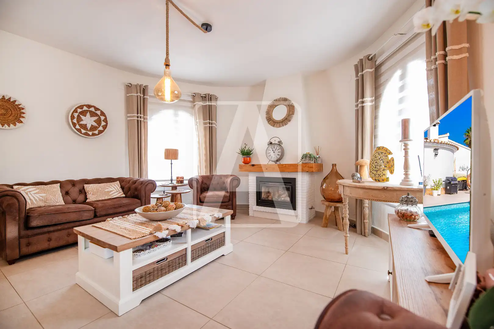 Living room of Houses for sale in Benissa  with Air Conditioner, Heating and Private garden
