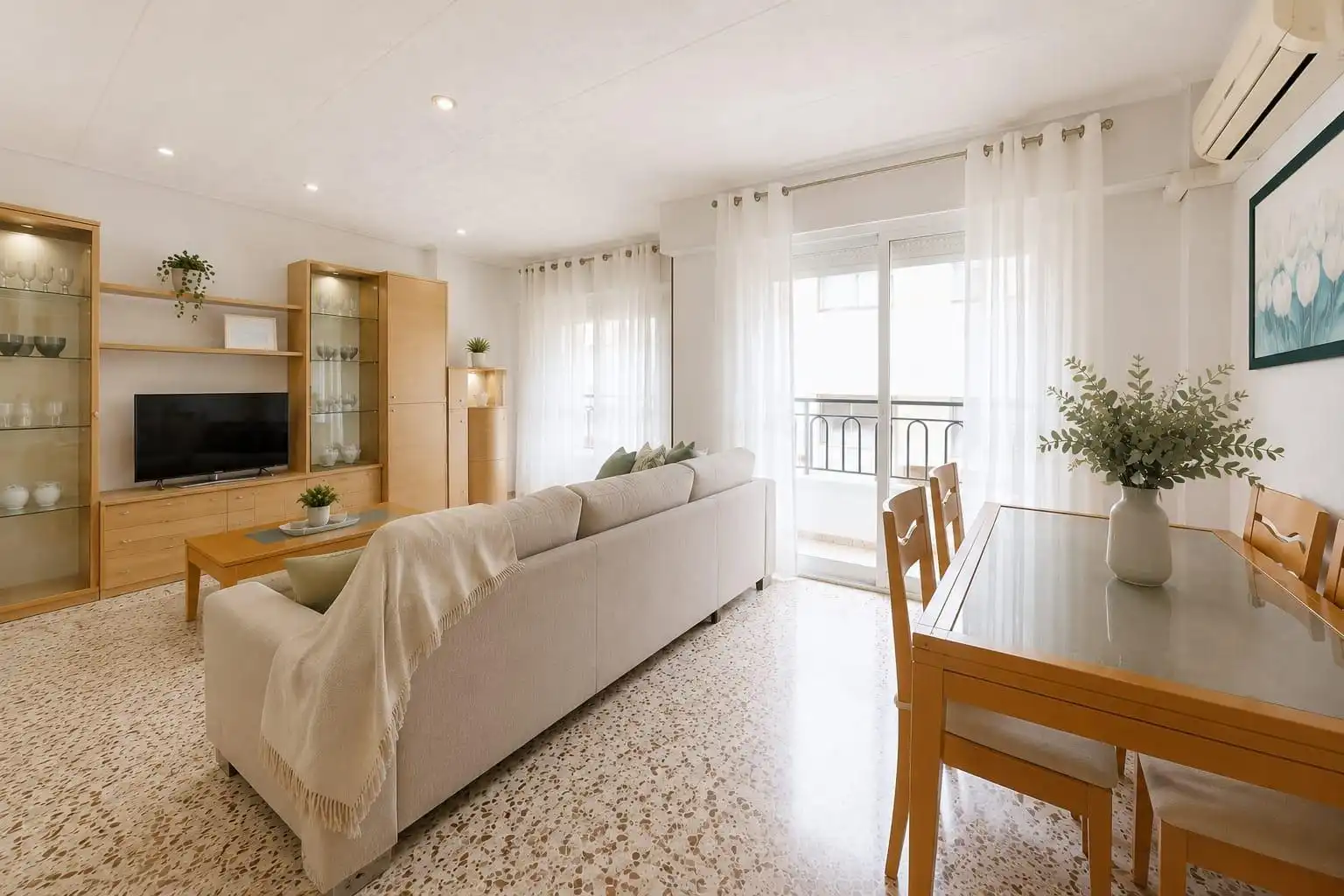 Sala de estar de Piso en venta en Elche / Elx con Aire acondicionado