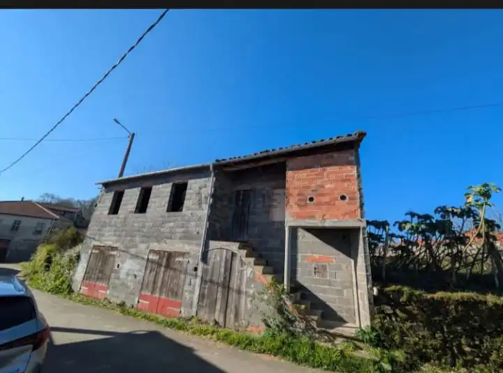 Vista exterior de Casa o chalet en venta en O Saviñao  con Amueblado y Balcón