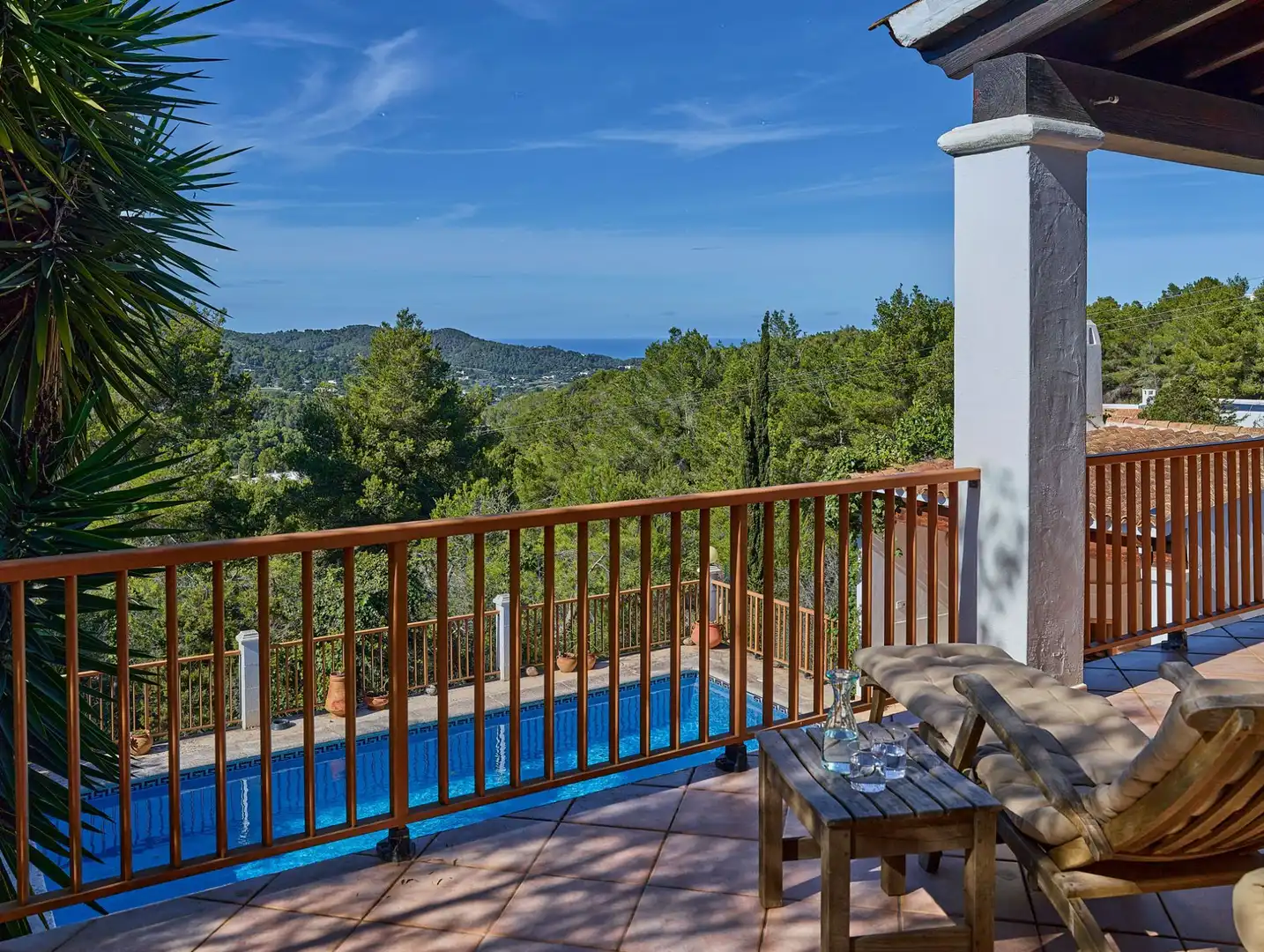 Terrace of Houses for sale in Sant Josep de sa Talaia  with Air Conditioner, Heating and Private garden