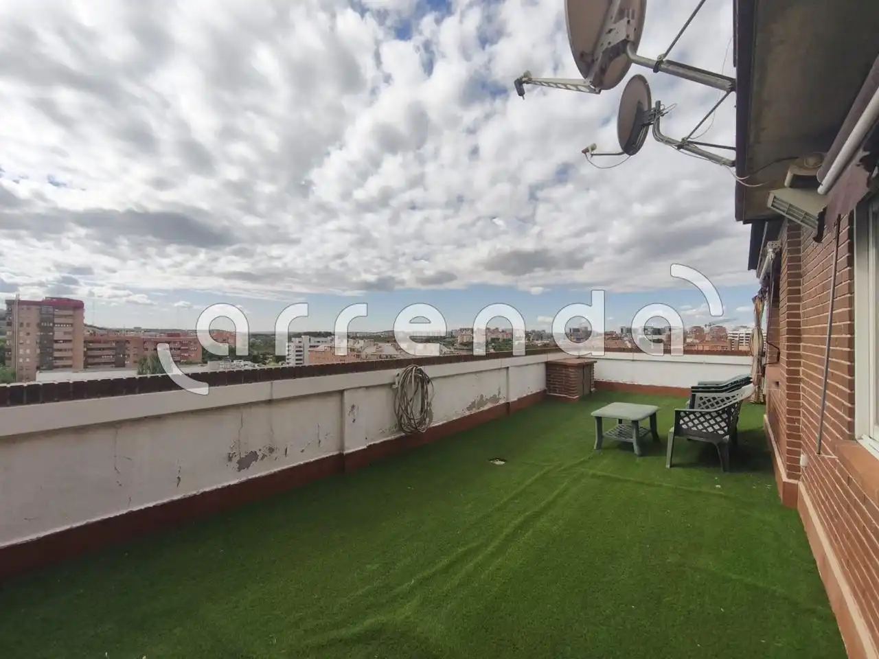 Terraza de Ático en venta en Madrid