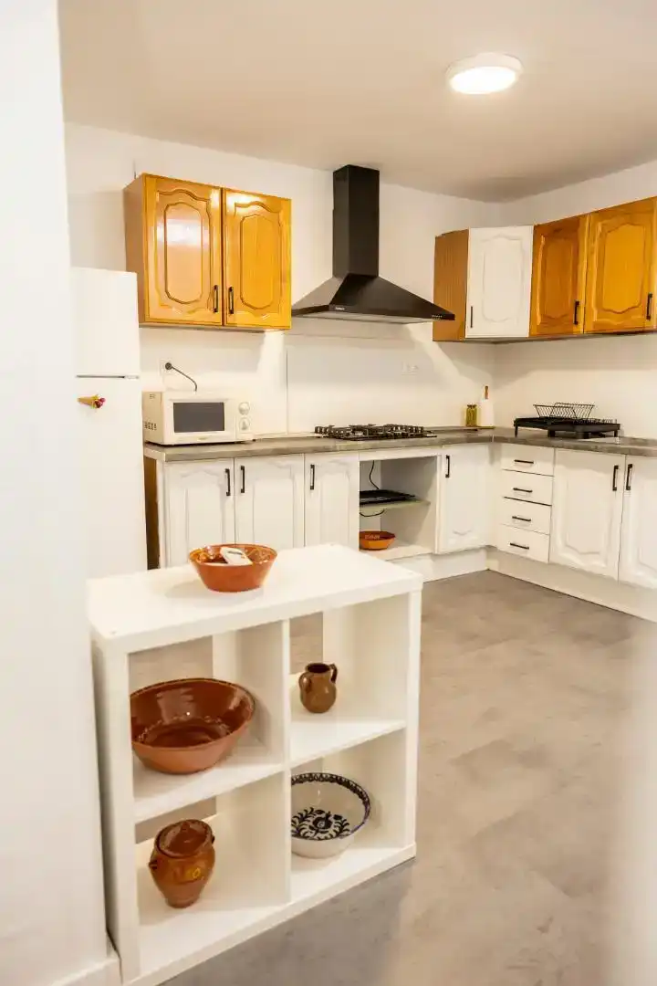 Cuina de Dúplex de lloguer en Cazorla amb Aire condicionat, Moblat i Rentadora