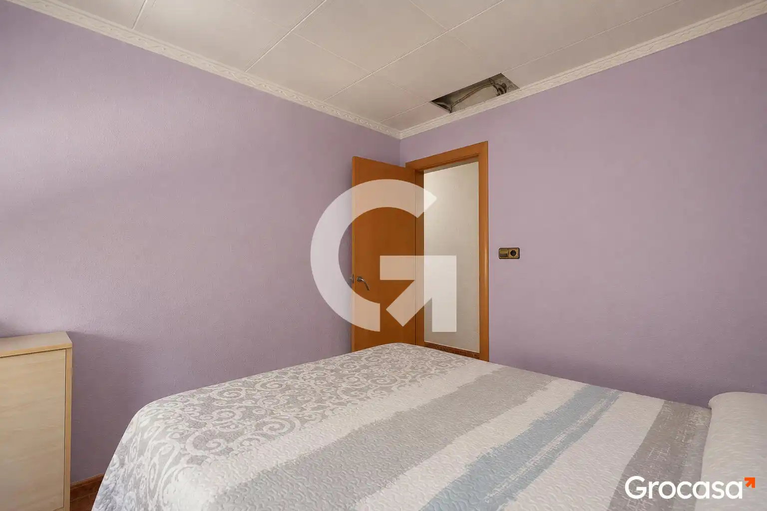 Schlafzimmer von Wohnung zum Verkauf in Sant Boi de Llobregat mit Klimaanlage, Heizung und Möbliert
