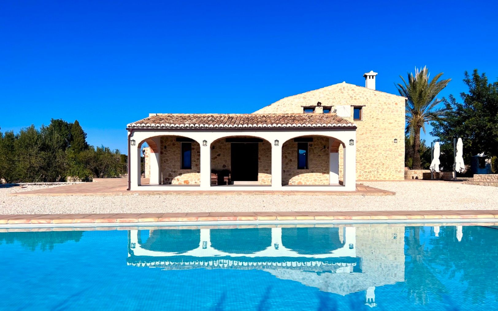 Piscina de Casa o xalet de lloguer en Dénia amb Aire condicionat, Calefacció i Jardí privat