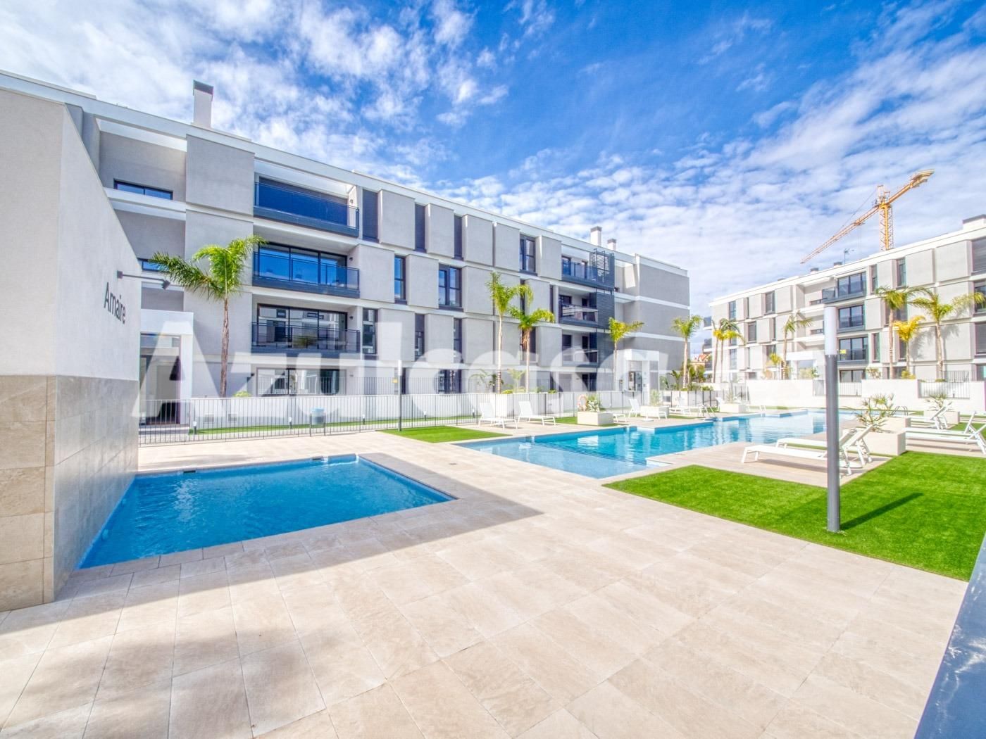 Außenansicht von Wohnung miete in Sant Joan d'Alacant mit Klimaanlage, Parkett und Terrasse