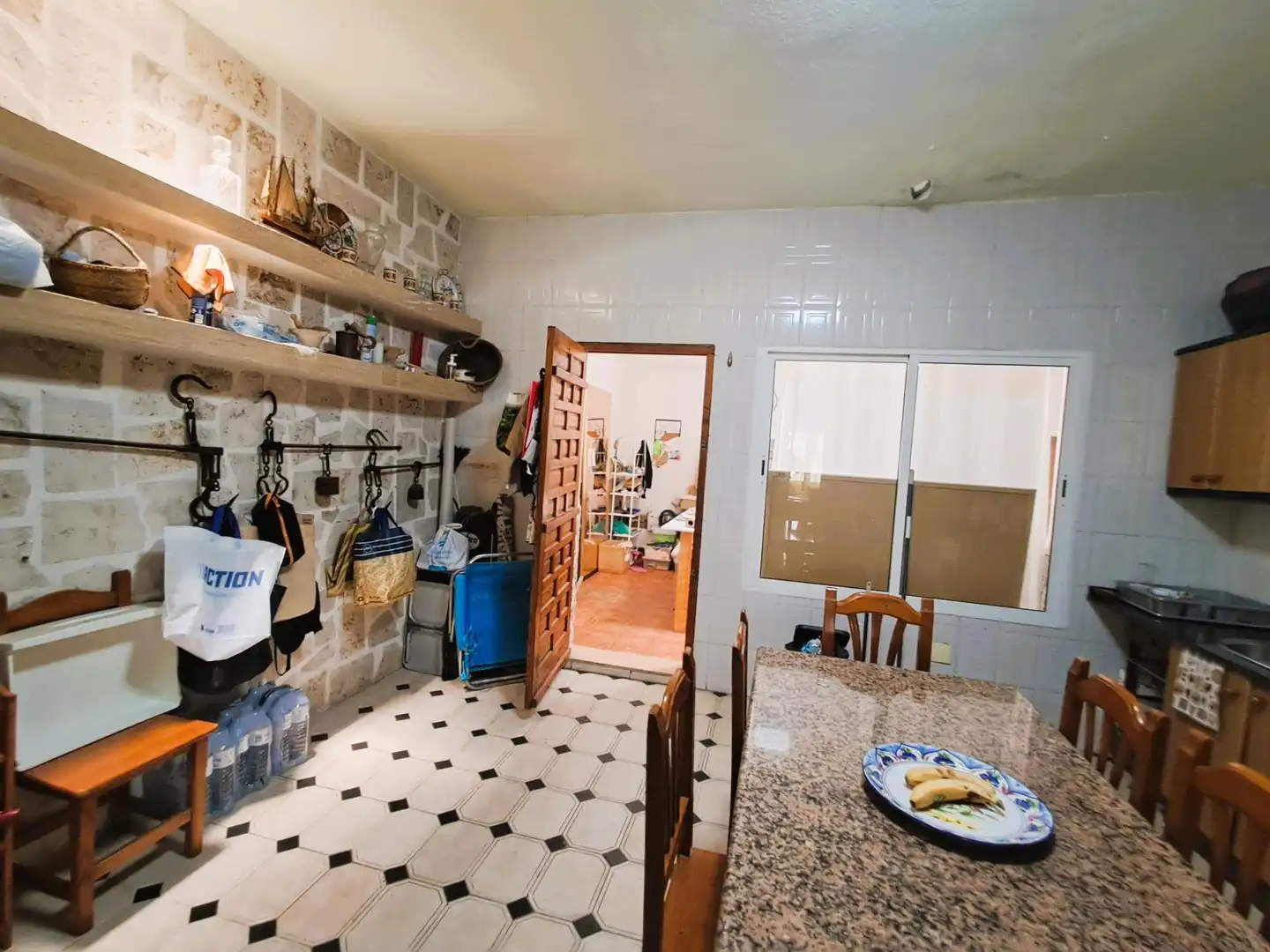 Küche von Country house zum Verkauf in Águilas mit Klimaanlage, Heizung und Privatgarten