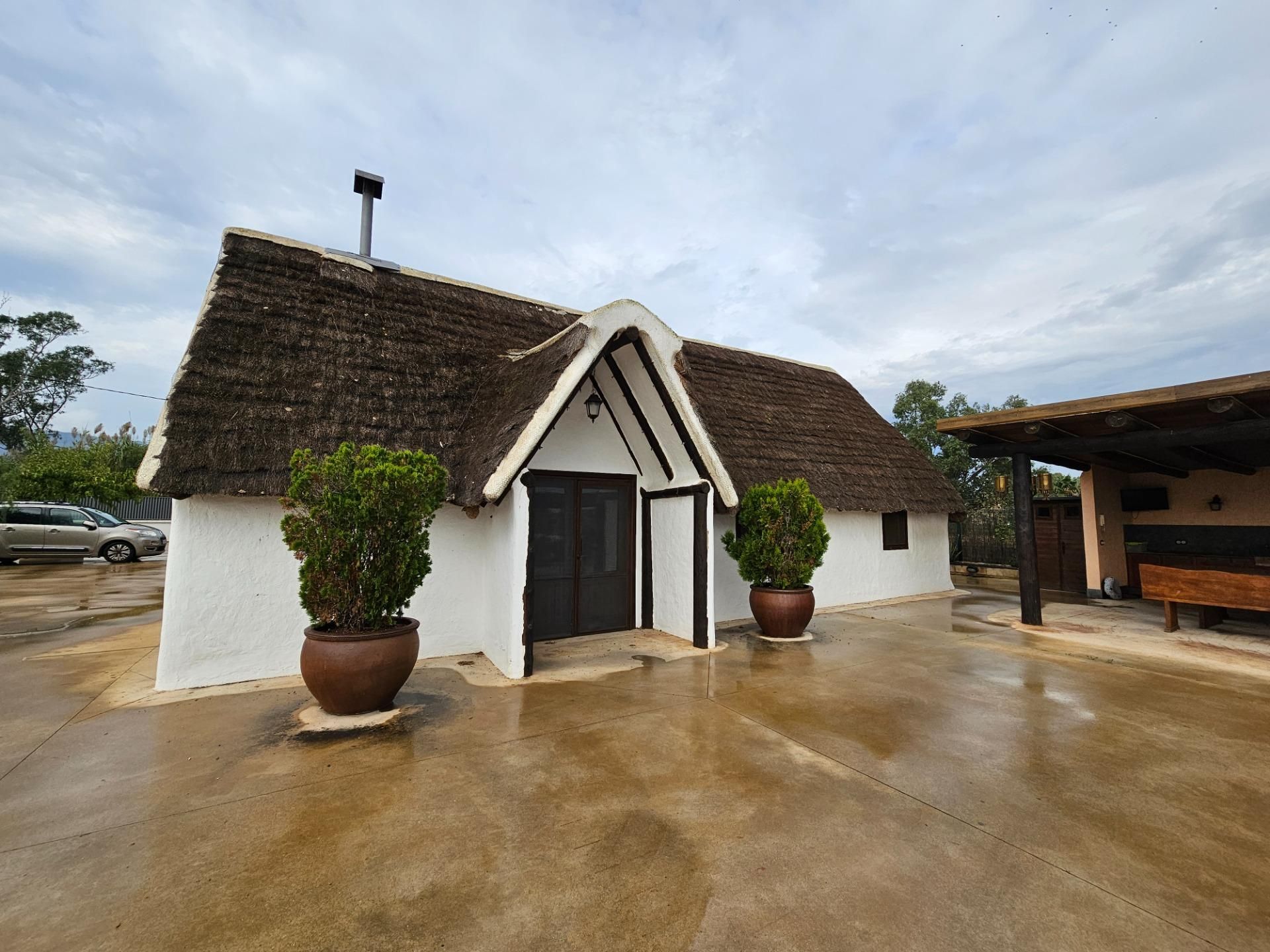 Vista exterior de Finca rústica en venda en Amposta amb Aire condicionat, Jardí privat i Terrassa