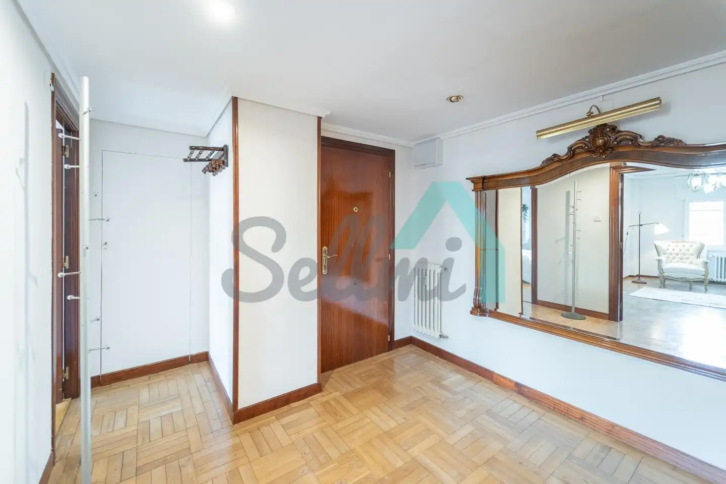 Schlafzimmer von Wohnung zur untervermieten in Oviedo  mit Heizung, Parkett und Terrasse