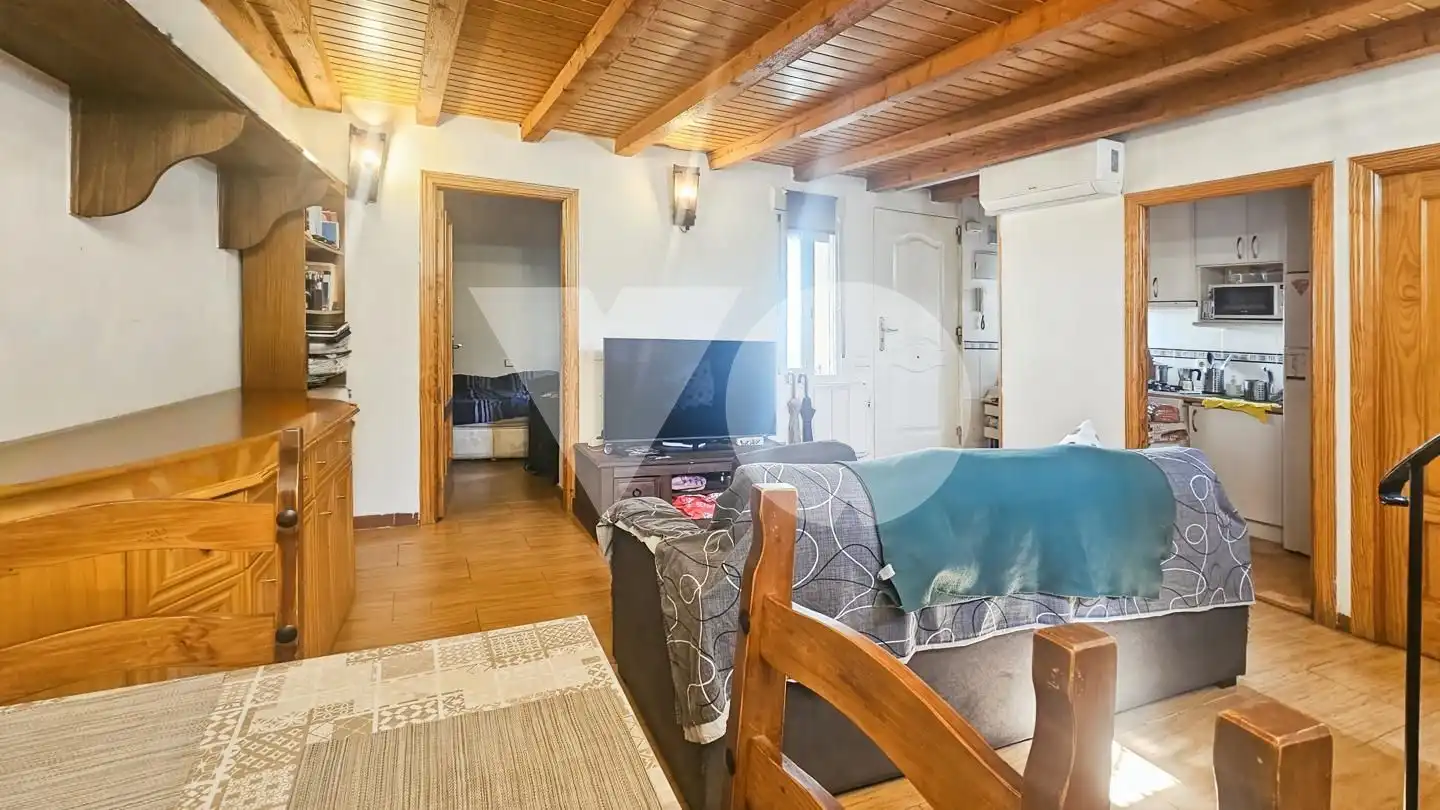 Living room of Houses for sale in Madrid  with Air Conditioner, Heating and Furnished