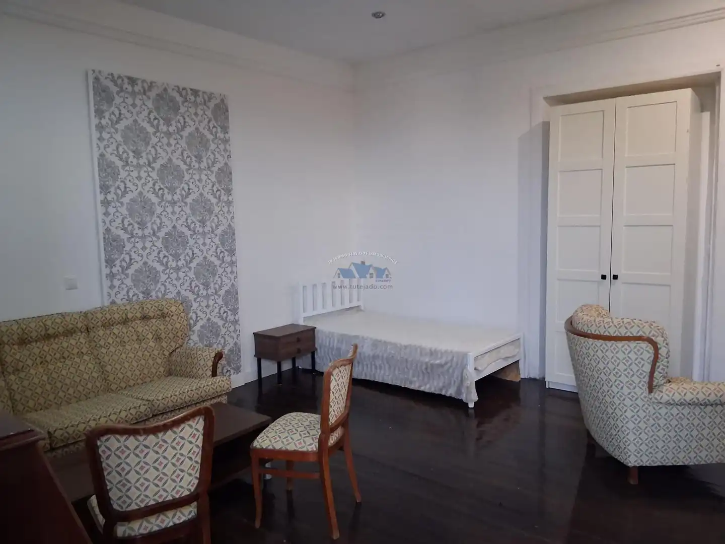 Wohnzimmer von Loft zur Miete in Puerto de la Cruz mit Parkett und Möbliert
