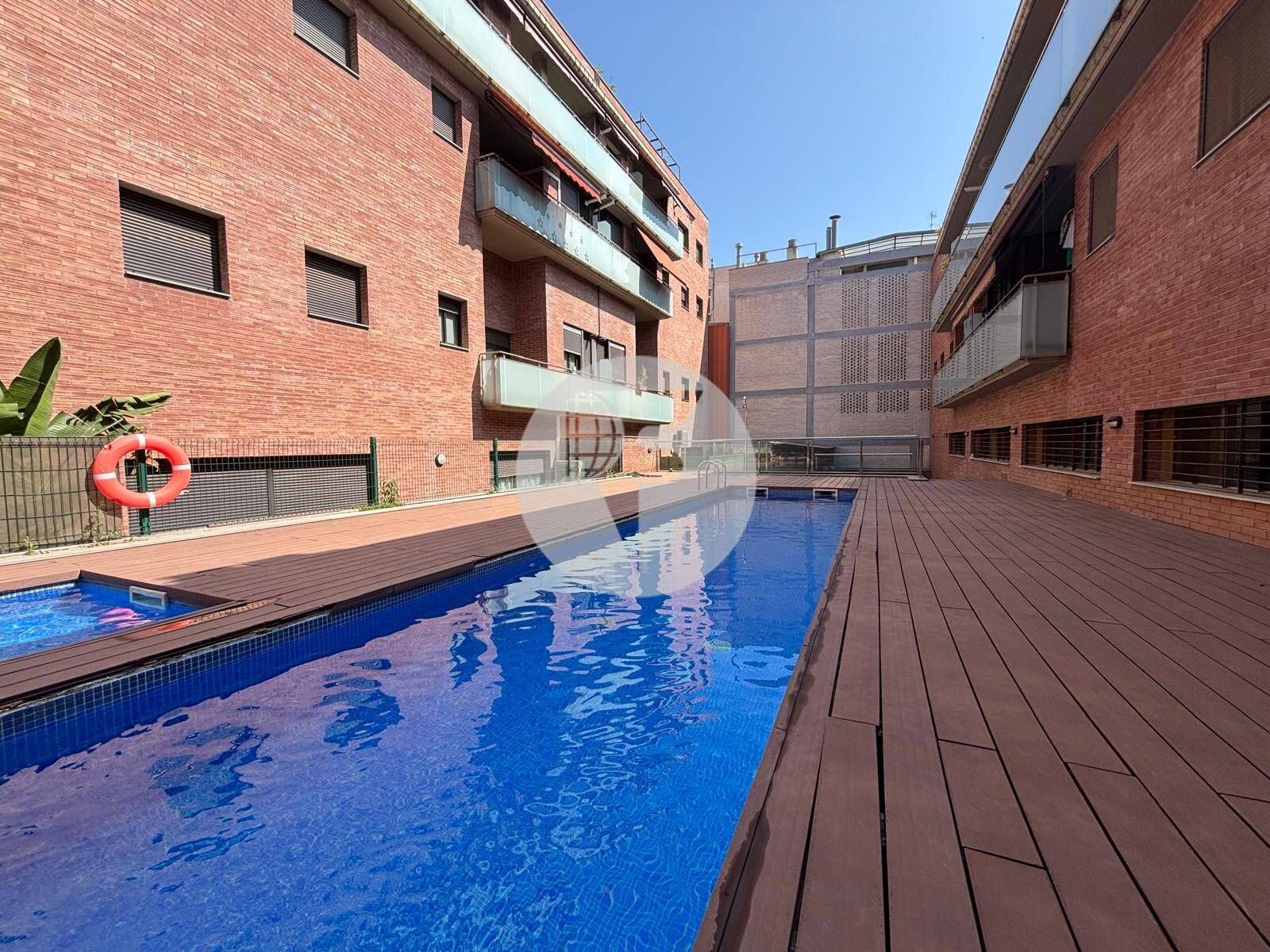 Swimming pool of Duplex for sale in Granollers  with Air Conditioner, Heating and Terrace
